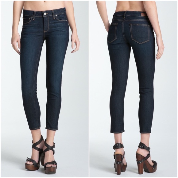 PAIGE Kylie Crop Skinny Jeans Size 25 - Picture 1 of 8